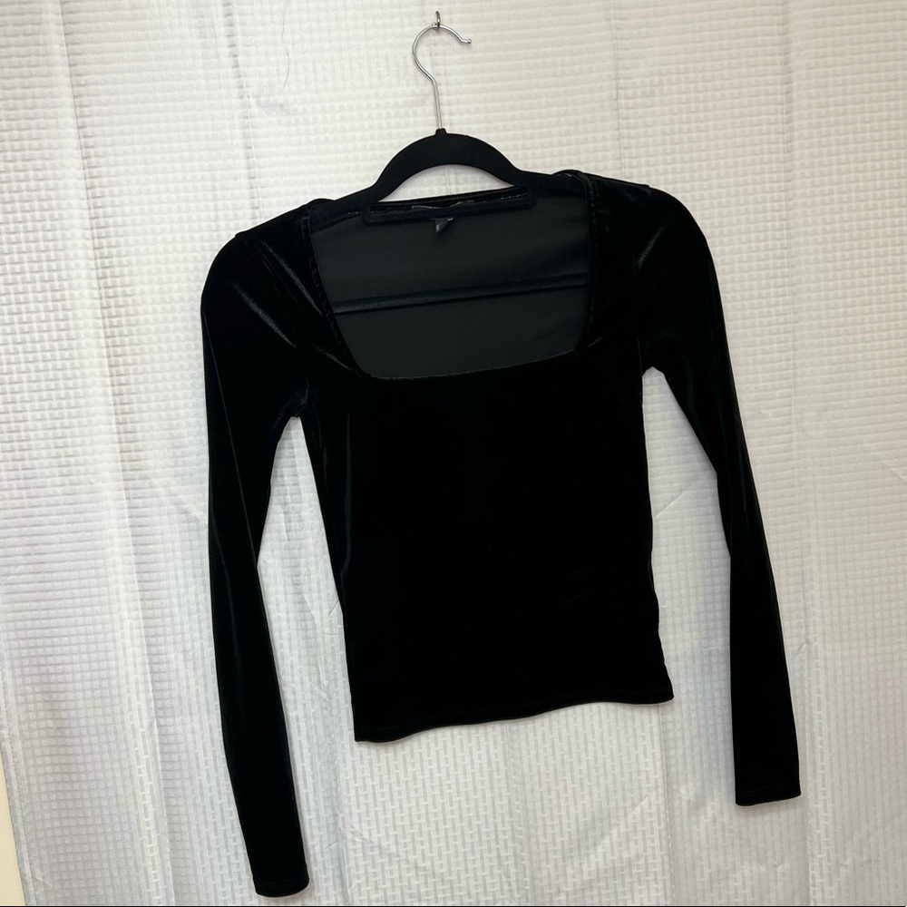 Velvet Forever 21 Long Sleeve Top